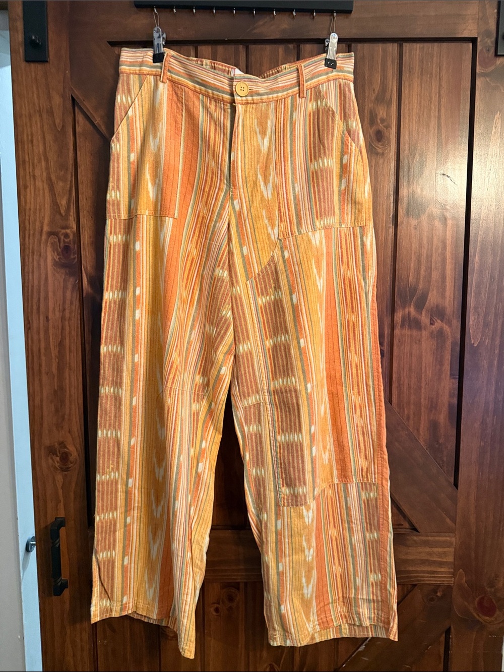 BDG size 10 Orange Striped Casual Pants